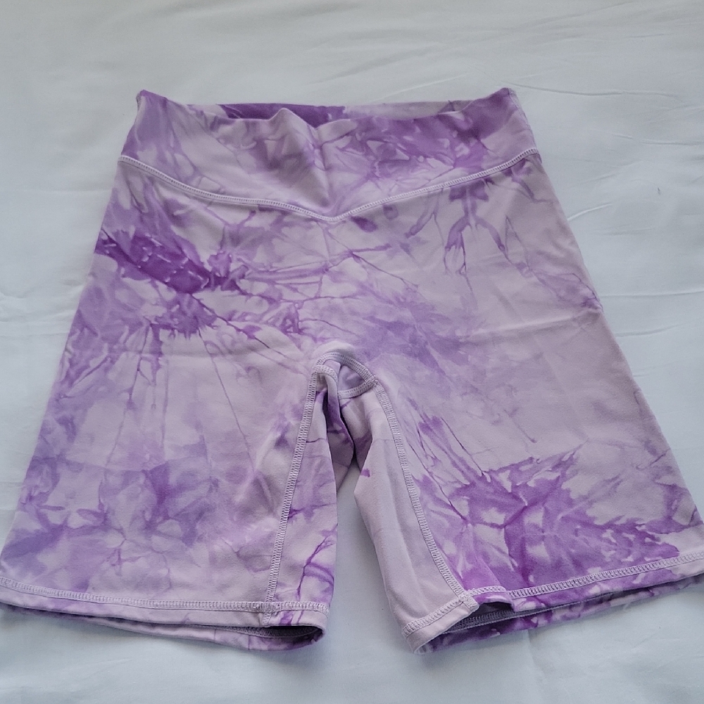 Ivivva Lavender Tie-Dye Bike Shorts